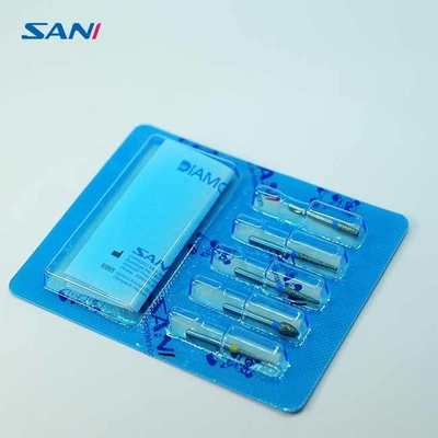 高性能のステンレス鋼の歯科高速ダイヤモンドBursは5pcs/パック11mmを置いた