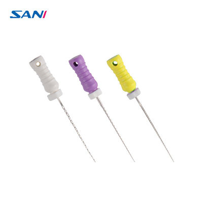 Titanium 25mm Hand Dental K Files For Medical Treatmentにニッケルを被せなさい