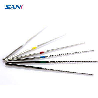 ステンレス製のSteel 6pcs/Box Rotary Dental Endo Files Engine Use