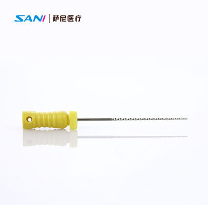 クラスI 6pcs/Box Dental Rotary Stainless Steel K Files FDA Certification